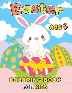 Easter Coloring Books for Kids age 4: Easy and Fun Activity Workbook boys and Girls - Rocket Publishing