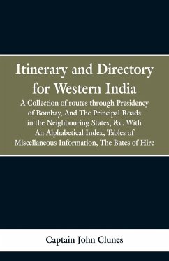 Itinerary and Directory for Western India - Clunes, Captain John