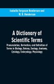 A dictionary of scientific terms