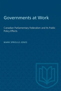 Governments at Work - Sproule-Jones, Mark
