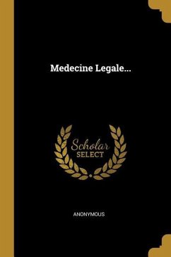 Medecine Legale... - Anonymous