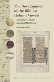 The Development of the Biblical Hebrew Vowels: Including a Concise Historical Morphology