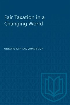 Fair Taxation in a Changing World - Ontario Fair Tax Commission 1993