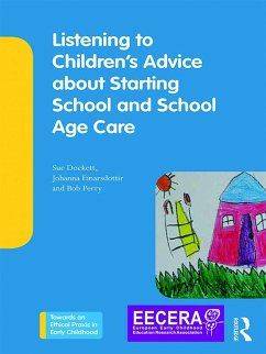 Cover Listening to Children's Advice about Starting School and School Age Care (eBook, ePUB)
