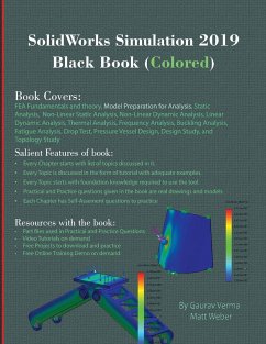 SolidWorks Simulation 2019 Black Book (Colored) - Verma, Gaurav; Weber, Matt