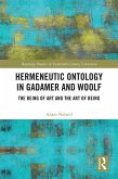 Hermeneutic Ontology in Gadamer and Woolf (eBook, ePUB)