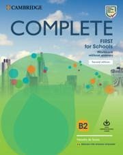 Complete First for Schools for Spanish Speakers Workbook Without Answers with Downloadable Audio - De Souza, Natasha