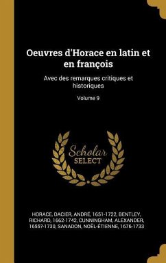 Oeuvres d'Horace en latin et en françois