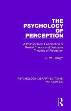 The Psychology of Perception - Hamlyn, D W