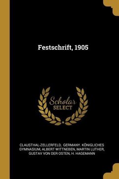 Festschrift, 1905