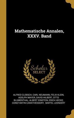 Mathematische Annalen, XXXV. Band