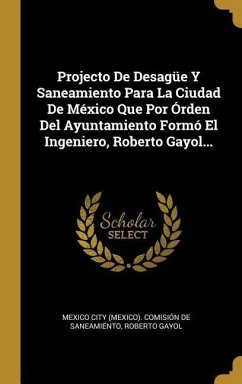 Projecto De Desagüe Y Saneamiento Para La Ciudad De México Que Por Órden Del Ayuntamiento Formó El Ingeniero, Roberto Gayol...