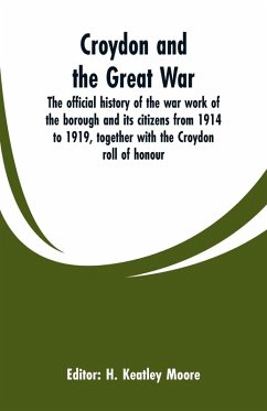 Cover Croydon and the Great War