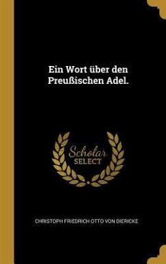 Ein Wort Über Den Preußischen Adel.