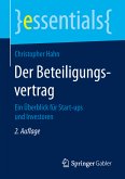 Der Beteiligungsvertrag (eBook, PDF)