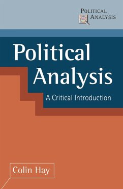 Cover Political Analysis (eBook, PDF)