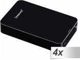 4x1 Intenso Memory Center 4TB 3,5 USB 3.2 Gen 1x1 schwarz