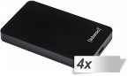 4x1 Intenso Memory Case 500GB 2,5 USB 3.0 schwarz