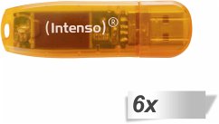 6x1 Intenso Rainbow Line 64GB USB Stick 2.0