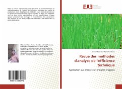 Revue des méthodes d'analyse de l'efficience technique - Mahaman Yaou, Abdoul Bassidou
