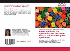 Evaluación de los aprendizajes desde el marco de evaluar para aprender