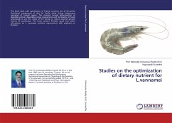 Studies on the optimization of dietary nutrient for L.vannamei - Suneetha, Yeguvapalli