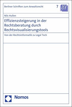 Effizienzsteigerung in der Rechtsberatung durch Rechtsvisualisierungstools (eBook, PDF) - Hullen, Nils
