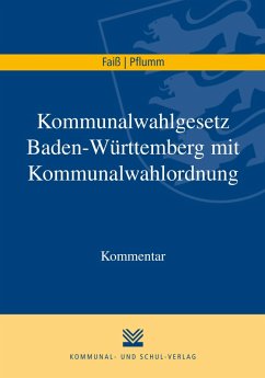 Cover Kommunalwahlgesetz Baden-Württemberg mit Kommunalwahlordnung (eBook, PDF)