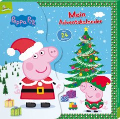 Peppa Pig Mein Adventskalender. 24 Pappe-Büchlein mit Aufhängern in Kalender-Box - Schwager & Steinlein Verlag