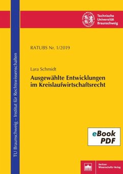 Cover Ausgewählte Entwicklungen im Kreislaufwirtschaftsrecht (eBook, PDF)