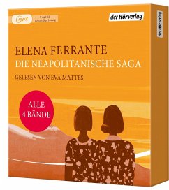 Die Neapolitanische Saga / Neapolitanische Saga Bd.1-4 (7 Audio-CDs MP3) - Ferrante, Elena