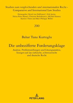 Die unbezifferte Forderungsklage (eBook, ePUB) - Bahar Tuna Kurtoglu, Kurtoglu