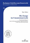 Die Zusage im Umsatzsteuerrecht (eBook, ePUB)