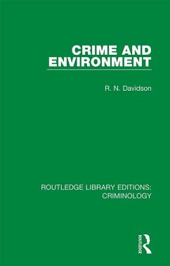 Crime and Environment (eBook, PDF) - Davidson, R. N.