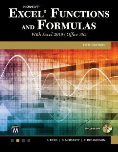 Microsoft Excel Functions and Formulas with Excel 2019/Office 365 (eBook, PDF) - Held, Bernd; Moriarty, Brian; Richardson, Theodor