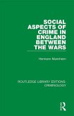 Social Aspects of Crime in England between the Wars (eBook, PDF)