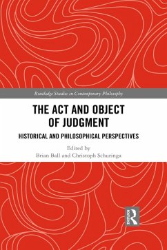 Cover The Act and Object of Judgment (eBook, ePUB)