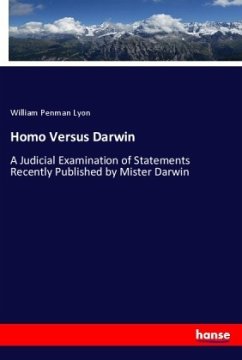 Homo Versus Darwin - Lyon, William Penman