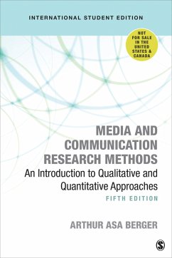 Media and Communication Research Methods - International Student Edition - Berger, Arthur A,