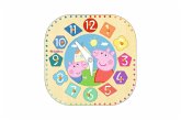 Eichhorn 109265704 - Peppa Pig Lernuhr Holz