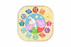 Eichhorn 109265704 - Peppa Pig Lernuhr Holz