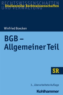 BGB - Allgemeiner Teil (eBook, PDF) - Boecken, Winfried