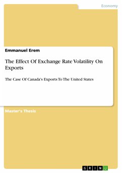 The Effect Of Exchange Rate Volatility On Exports (eBook, PDF)
