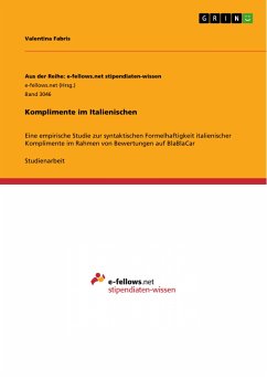 Komplimente im Italienischen (eBook, PDF)