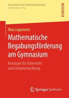 Mathematische Begabungsförderung am Gymnasium - Leppmeier, Max