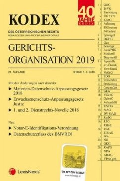 KODEX Gerichtsorganisation 2019