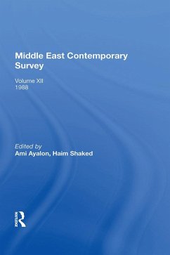 Cover Middle East Contemporary Survey, Volume Xii, 1988 (eBook, ePUB)