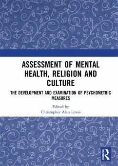 Assessment of Mental Health, Religion and Culture (eBook, PDF) Cover Assessment of Mental Health, Religion and Culture (eBook, PDF)