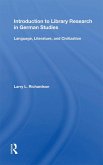Introduction to Library Research in German Studies (eBook, ePUB)
