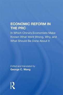 Economic Reform In The Prc (eBook, PDF) - Borklund, C. W.